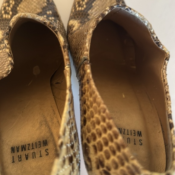 Stuart Weitzman snakeskin ankle boots - Picture 5 of 7